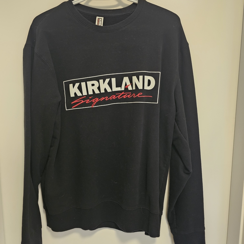 Kirkland Signature Men's Black Crewneck Sweater